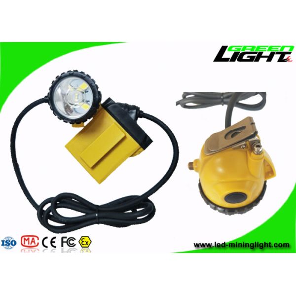 Customized Color Mining Cap Lights 25000lux 10.4Ah Battery IP68 Waterproof PC Housing
