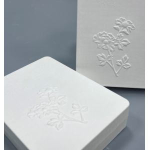Recycled paper Wet Press Box Molded Pulp Packaging White Box