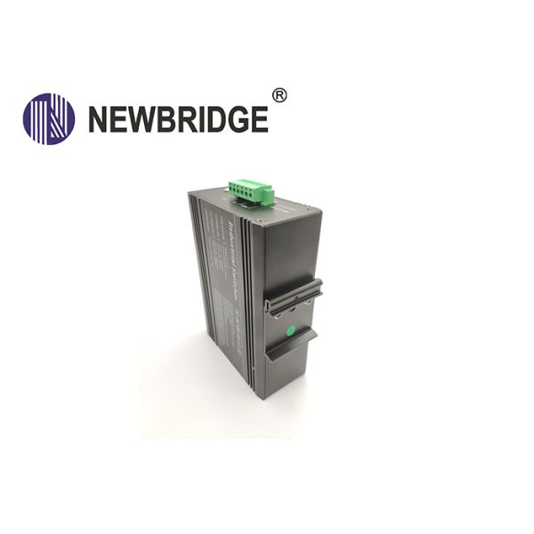 1 Port Gigabit Industrial Ethernet Power Switch Media Converter 550m Multimode Optical Fiber