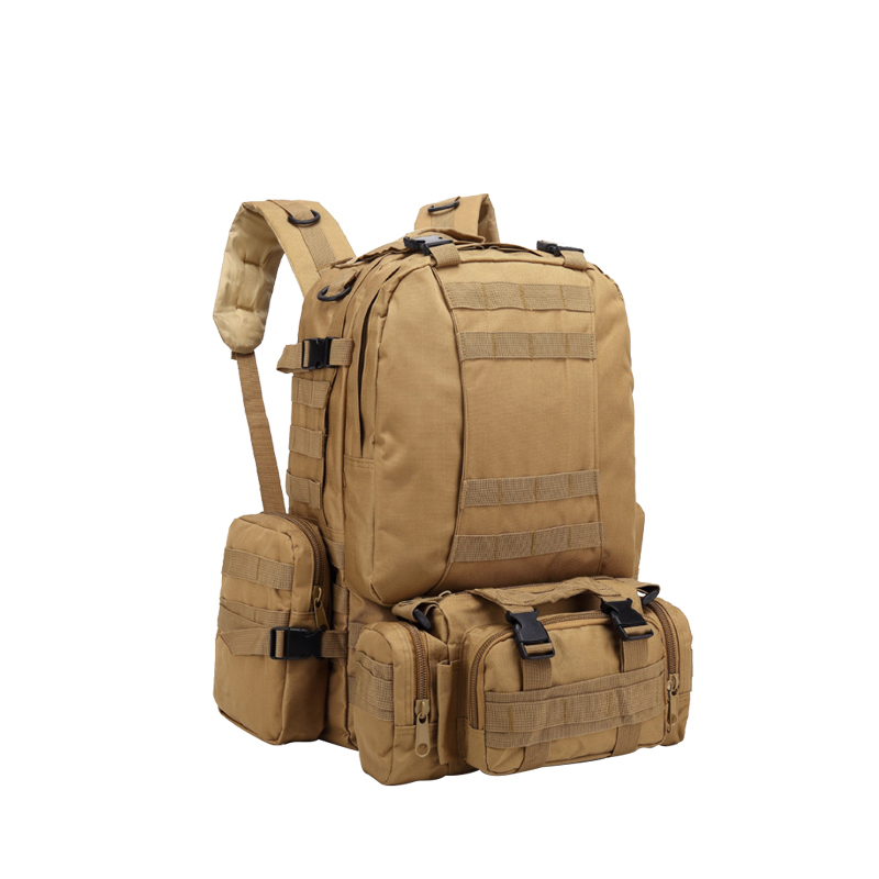 Soft Handle 80L Waterproof Multi-Function Camouflage Hiking Bag for Mountain Training