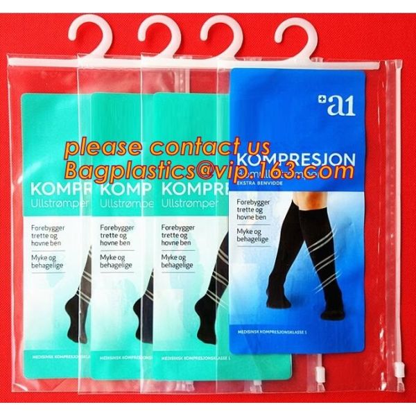 Custom Hanger Plastic Apparel Packaging Bags OEM Biodegradable Cloth Packing Zip lockk Clothing Self Seal Garment bagease