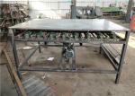Barrier Diamond Mesh Wire Making Machine , Security Chain Link Fence Making