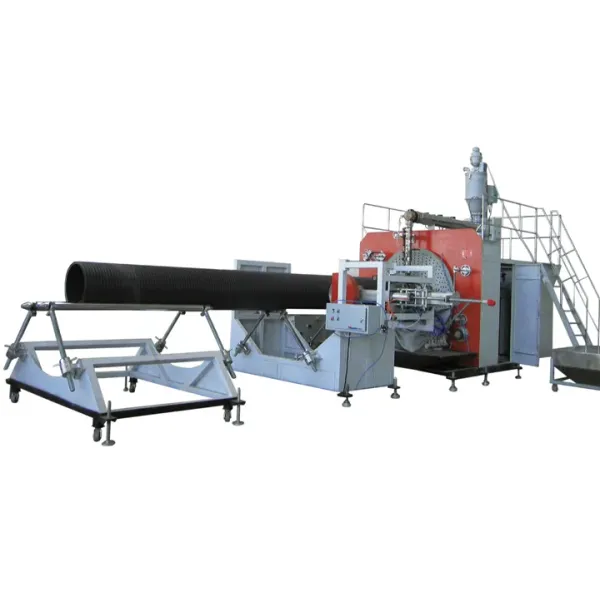 HDPE Spiral Corrugated Pipe Making Machine 300-1200mm
