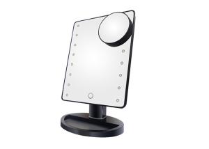 LED Light Up Handheld Mirror / Handheld Magnifying Makeup Mirror Small Round 10X Magnifying