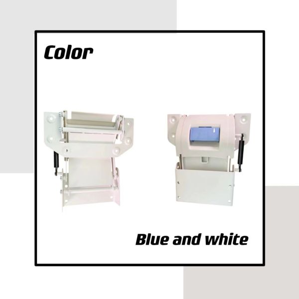 Hospital special metal material bed frame side rail bracket blue