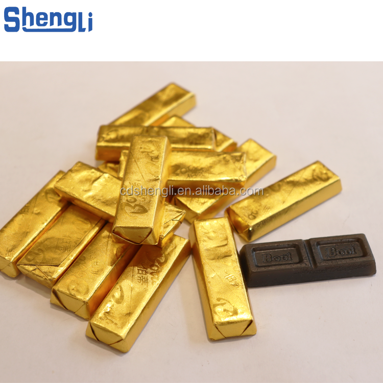 Hot Welding Semi-automatic Horizontal Chocolate Bar Tablets Fold Wrapping Packing Machine