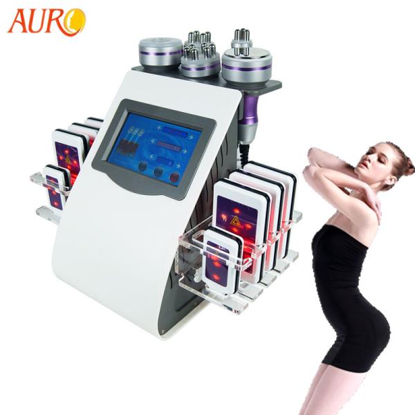 Quality 40KHz Laser Lipo Cavitation RF Machine Vacuum Slimming 6 In 1 300W for sale