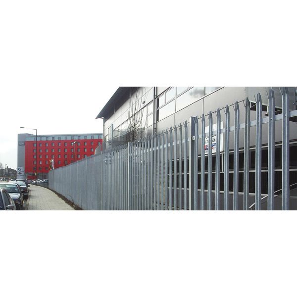 3m Steel Palisade Fencing , 12m Length Palisade Sliding Gate