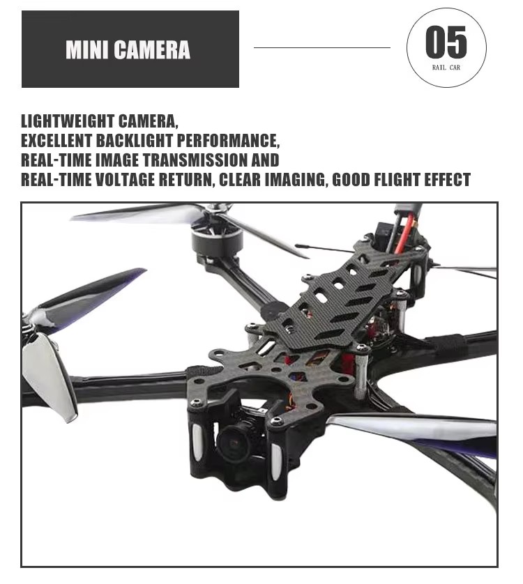 Piranha 7 Inch Professional Long Range Fpv Drone BNF PNP RTF With Analog Video Transmission Racing Drone Payload Drone