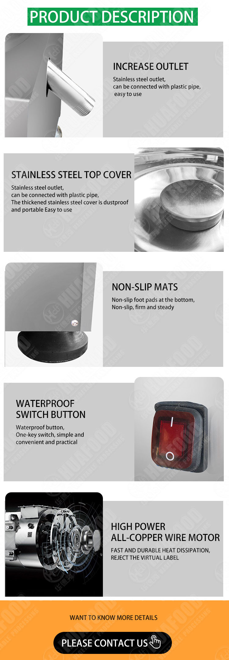 180W 1400r/Min Fruit And Vegetable Dryer Machine For Mushroom Dewatering