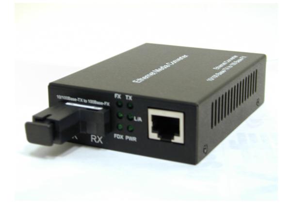 Quality 10 / 100M fiber optic ethernet converter , single mode media converter for sale