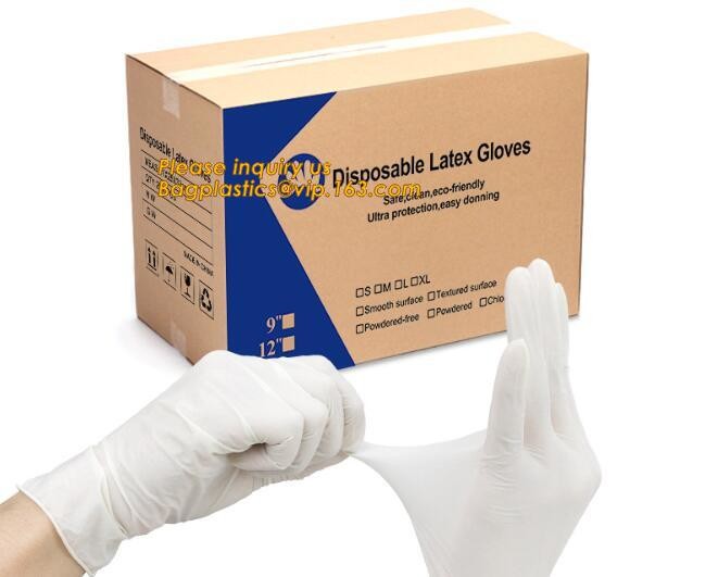 Medical Disposable Nitrile Coated Hand Gloves,Industrial Garden Working Resistant Disposable Nitrile Black Gloves BAGEAS