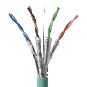 China 4pr 23awg CAT6A CAT7 CAT8 Cable Al Foil Shielded Network Cable 1000ft 305m wholesale