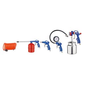 China W-2010A1-S 5PCS Air Dust Gun w/ Inflator Tools with Suction Feed Painting Tools Air Washing Gun wholesale