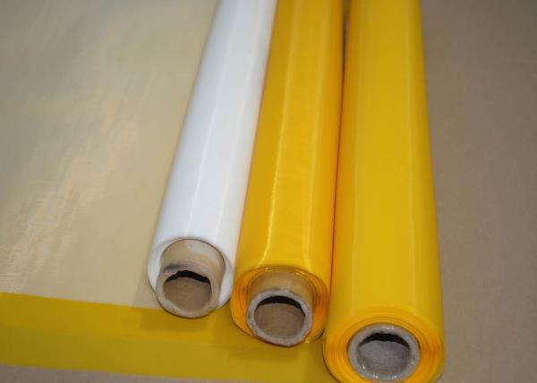 Quality Polyester / Malla Serigrafia Screen Printing Fabric Mesh Yellow Silk Printing Mesh for sale