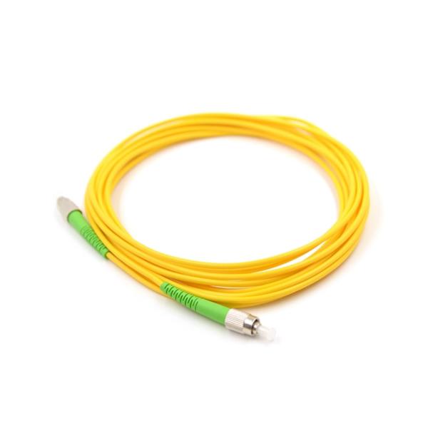 Quality FC APC Fiber Patch Cables Simplex FTTH Fiber Patch Cord G652D for sale