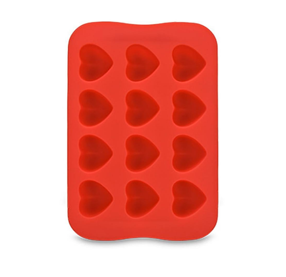Ice Cubes Trays - Silicone Ice Mold Jelly Chocolate Sweet Candy Maker 12 Ice Cubes Moulds