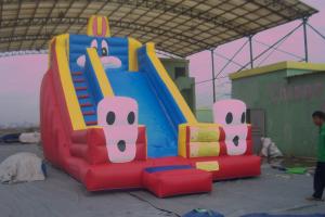 China Inflatble Slide / inflatable rabit slide 0.55mm PVC Tarpaulin wholesale