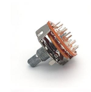 China 0.3A Continuous Rotary Switch 20MM 8 Way Selector Switch wholesale