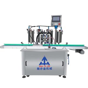 Manual screw lifting Perfume Filling Machine 1600-2400 Bottles / Hour