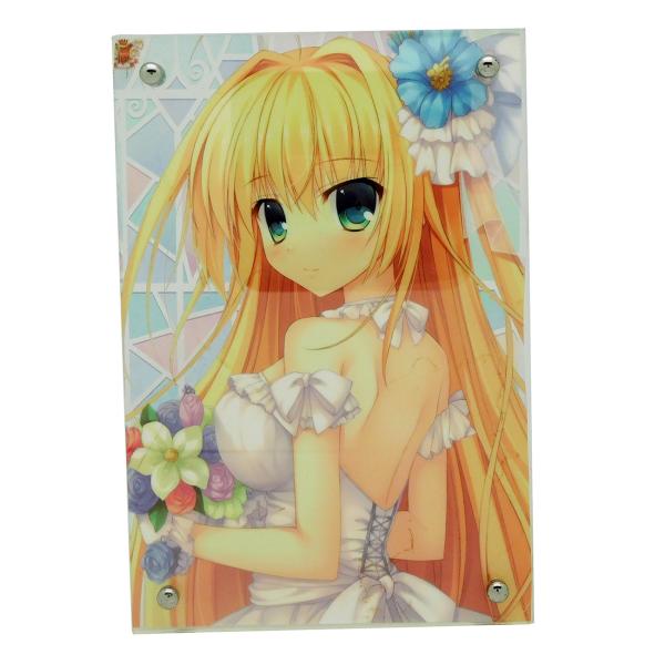 Quality L shape acrylic advertising display stand menu display for sale