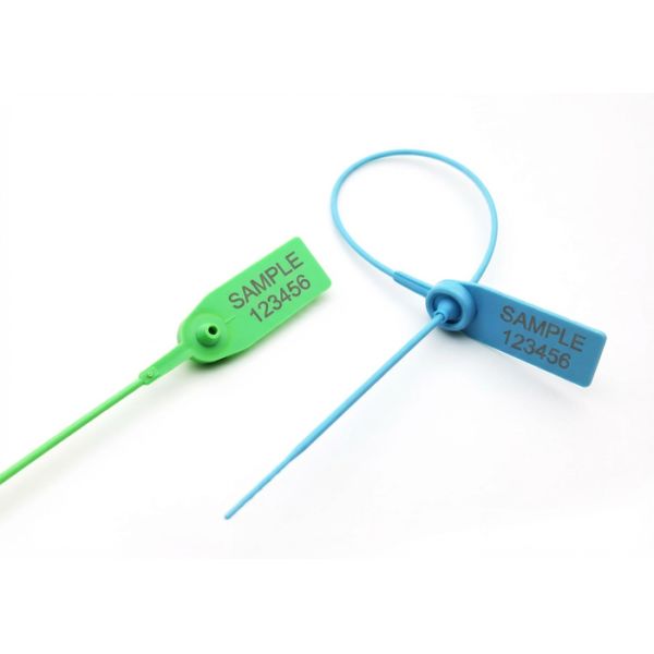 370mm Length Plastic Security Seal with 211 N Tensile Strength and Laser Print for Tamper Proof Cargo Transportation