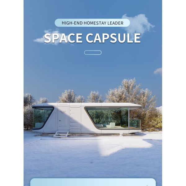 Live In A Futuristic Modular Capsule House Mobile Home Modern Minimalist