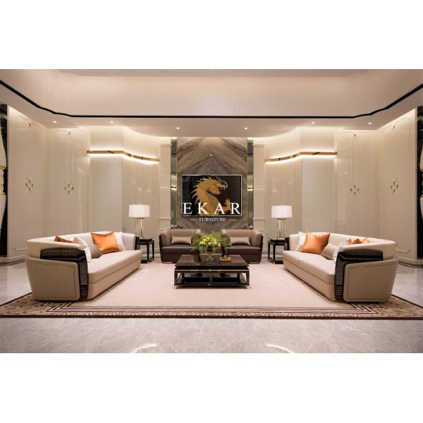 Sofa Furniture Fabric Recliner Grey Couch Set W001SF