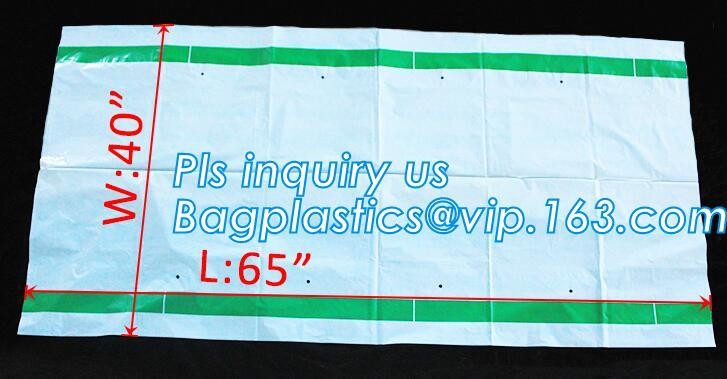 Customized Square Bottom or Side Guesst Plastic Protective Pallet Covers, 4 Mil Dust proof Clear Pallet Covers, BAGPLAST