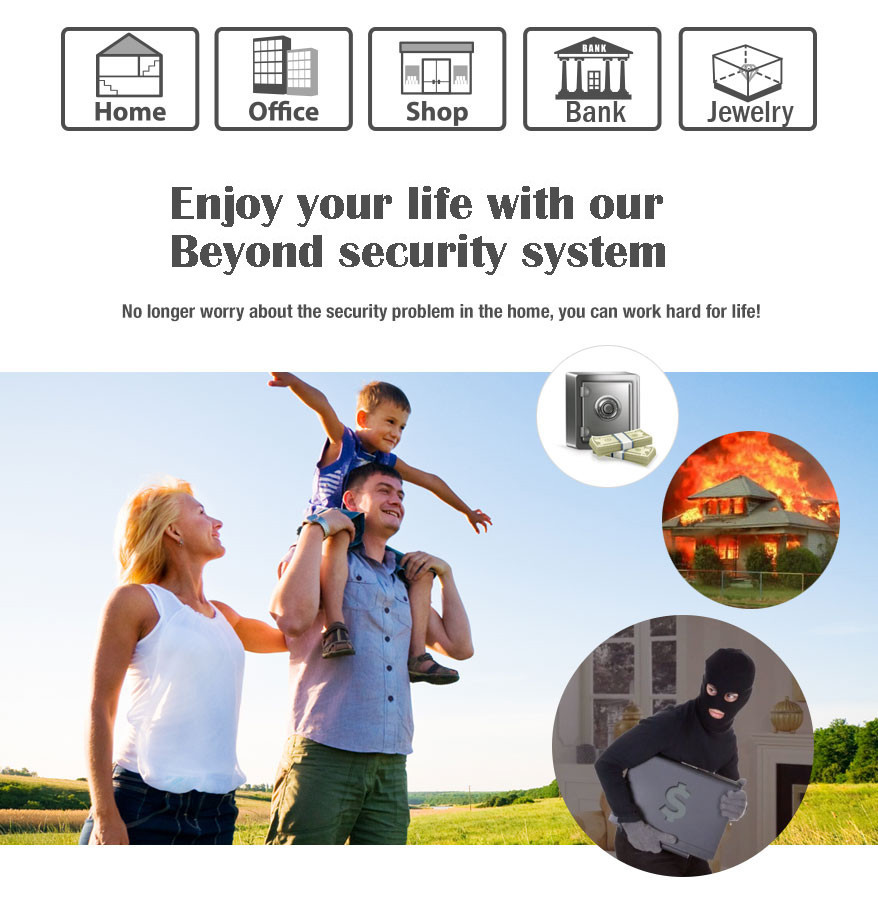 130DB Wireless Fire and Security Alarm Pet Camera with Infrared Array Sensor,Built-in Battery