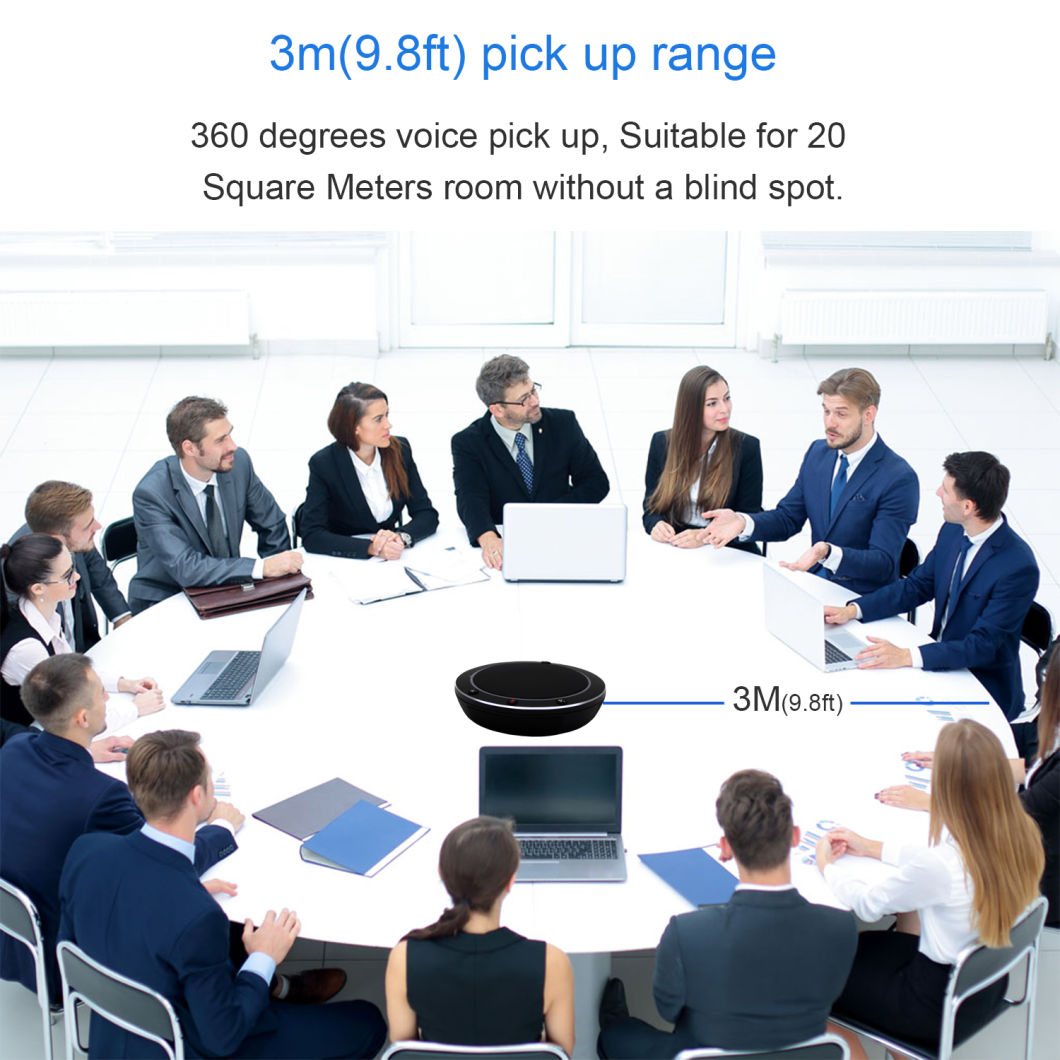 Katov Omni-Directional Speakerphone USB Conference Microphone for Conferencing Room Equipment