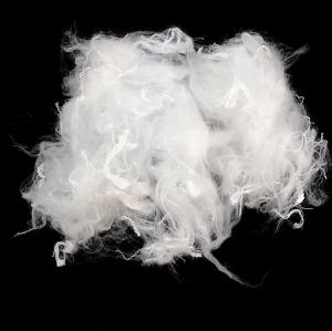 China Non Siliconized Recycled Polyester Staple Fiber 2D×51mm White Color wholesale