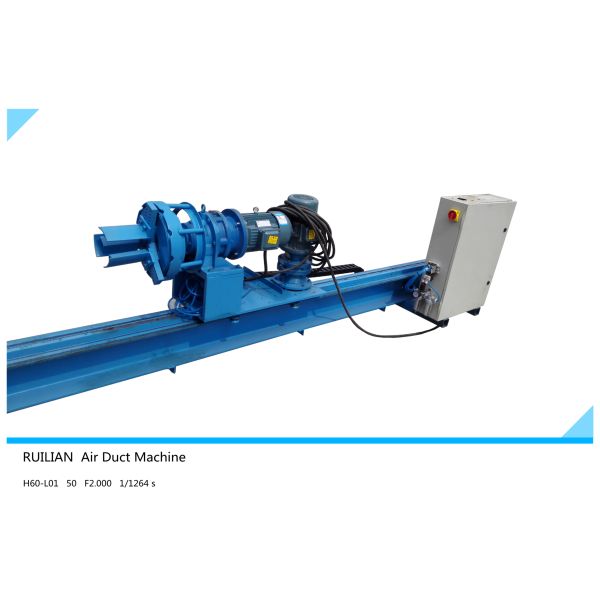Processing Beat 2M/Min Metal Cold Bending Spiral Duct Forming Machine 2KVA