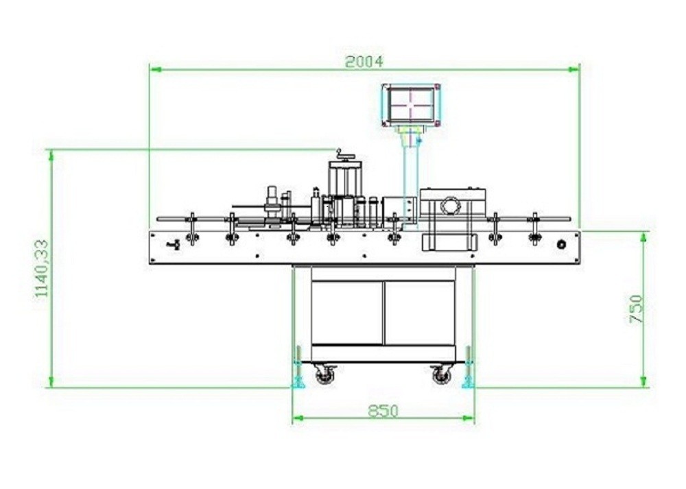 Ketchup Chili Sauce Adhesive Automatic Labeling Machine Applicator Round Juice Bottle
