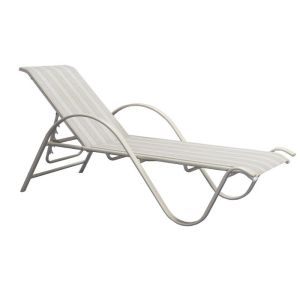 China Metal Garden Furniture UV Resistance Outdoor Sunbed wholesale