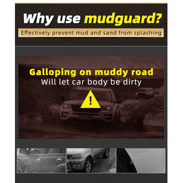 OEM Pvc Dustproof Volkswagen Tiguan Mud Flaps No Drill Installation