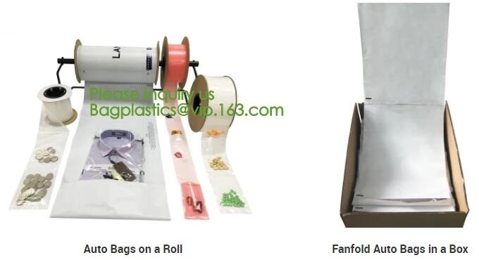 Pre-opened auto Plastic Bag on Roll Custom Poly Print Packaging Auto Bag,Pre-Opened Auto Fill bags on Rolls bagplastics