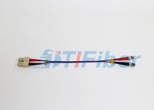 China 50 / 125 mm fiber patch cords , multimode patch cord ST / UPC to SC / UPC wholesale