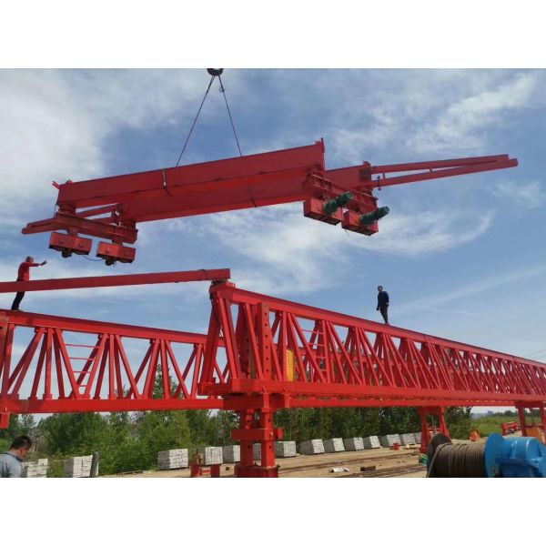 JQJ 160t bridge erecting machine, double beam truss bridge erecting machine crane and electric travelling crane made in