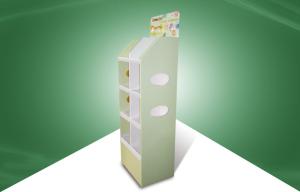 China 4 Tire POS Cardboard Display Shelf Cardboard Retail Display Stands wholesale