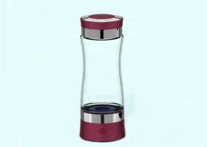 China H2 USB Charging Sport Hydrogen Rich Water Machine With Glass Bottle PEM Technology Ionizer wholesale