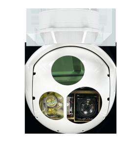 Dual Sensor Gimbal Payload EO MWIR IR With Laser Range Finder