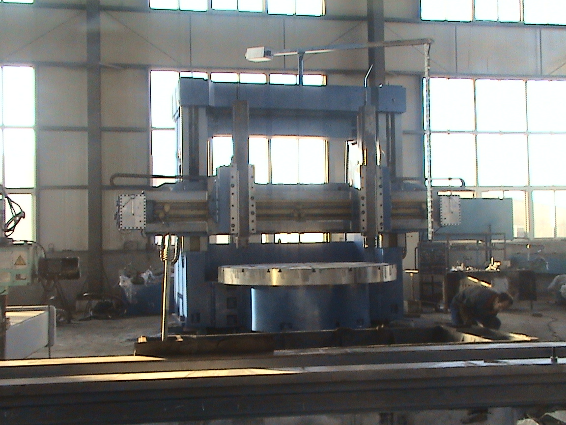 Single Tool Holder Ball Screw Beam Jump Vertical Turning Table Lathe
