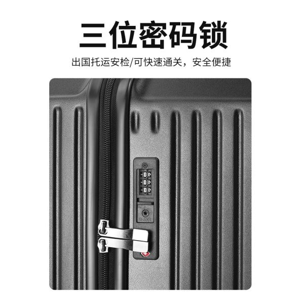 2311 Mother Child Box Fahion butler hardshell suitcase USB charging luggage coffee cup tray waterproof large capacity boys and girls suitcase travel