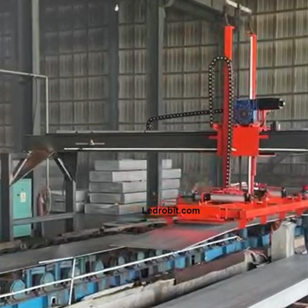 Quality Automatic Floor Palletizing Machine automated palletizer Custom Conveying for sale