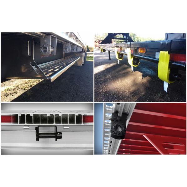 4" X 30" Gold Heavy Duty Tie Down W/Flat Hooks 5400lbs Cargo Control For Flatbed Truck