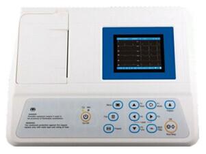 Quality Electrocardiogram Machine Portable Ecg Device 80mm 3 Channel Format Recording for sale
