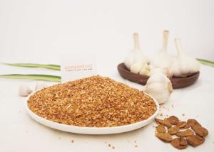 Toasted Fried Garlic Granules , Dehydrated Roasted Garlic For Cooking