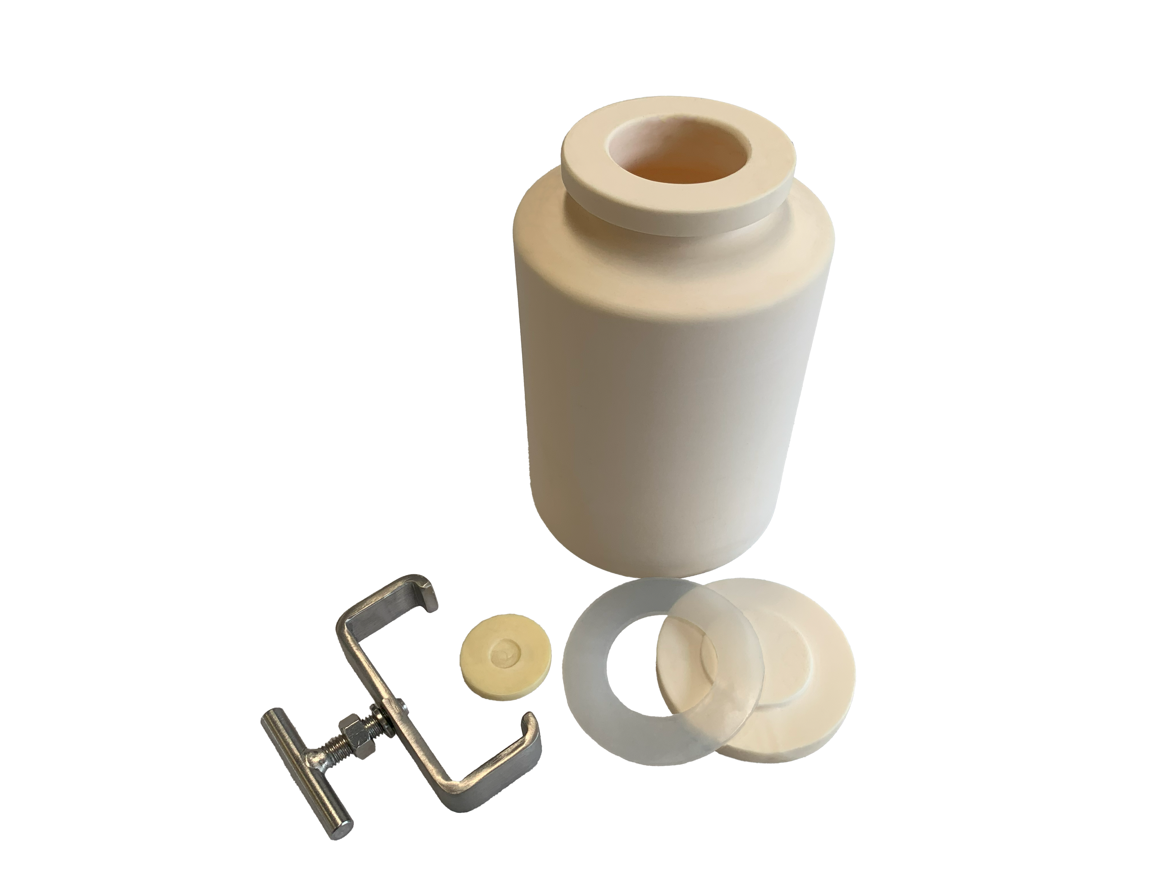 Lab-Grade Alumina Jar for Small Batch Rolling Ball Mill
