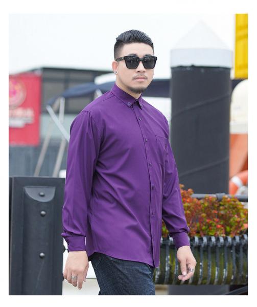 Viscose/Polyester/Spandex Blend Latest Formal Long Sleeve Dress Shirt for Business Men